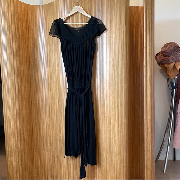 BCBG MaxAzria Super Cool & Unique Black Dress - Picture 2 of 8